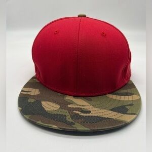 Kbethos red and camo SnapBack unisex cap